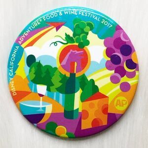 🔮 5/$25 Disney California Adventure Food &‎ Wine Festival 2017 Pin
